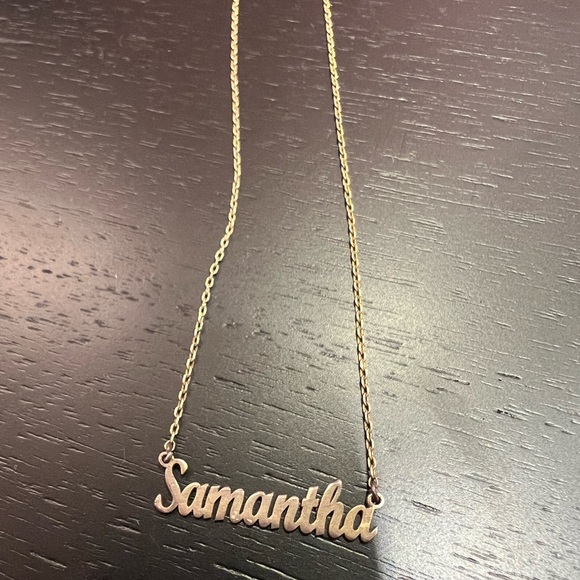 Samantha name necklace - Picture 2 of 5